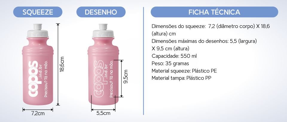 garrafinha squeeze personalizado especificacoes