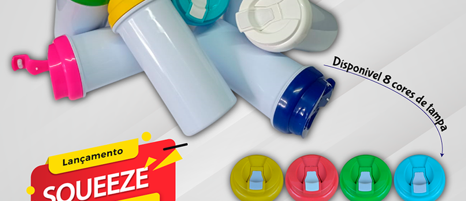 Lançamento – Squezze para Sublimação Lançamento – Squezze para Sublimação