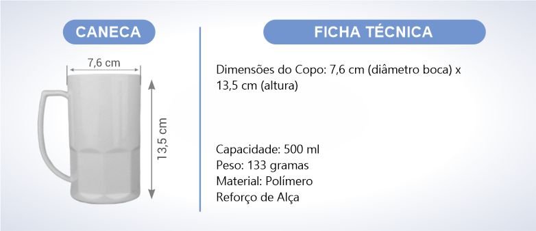 ficha tecnica caneca chopp transfer