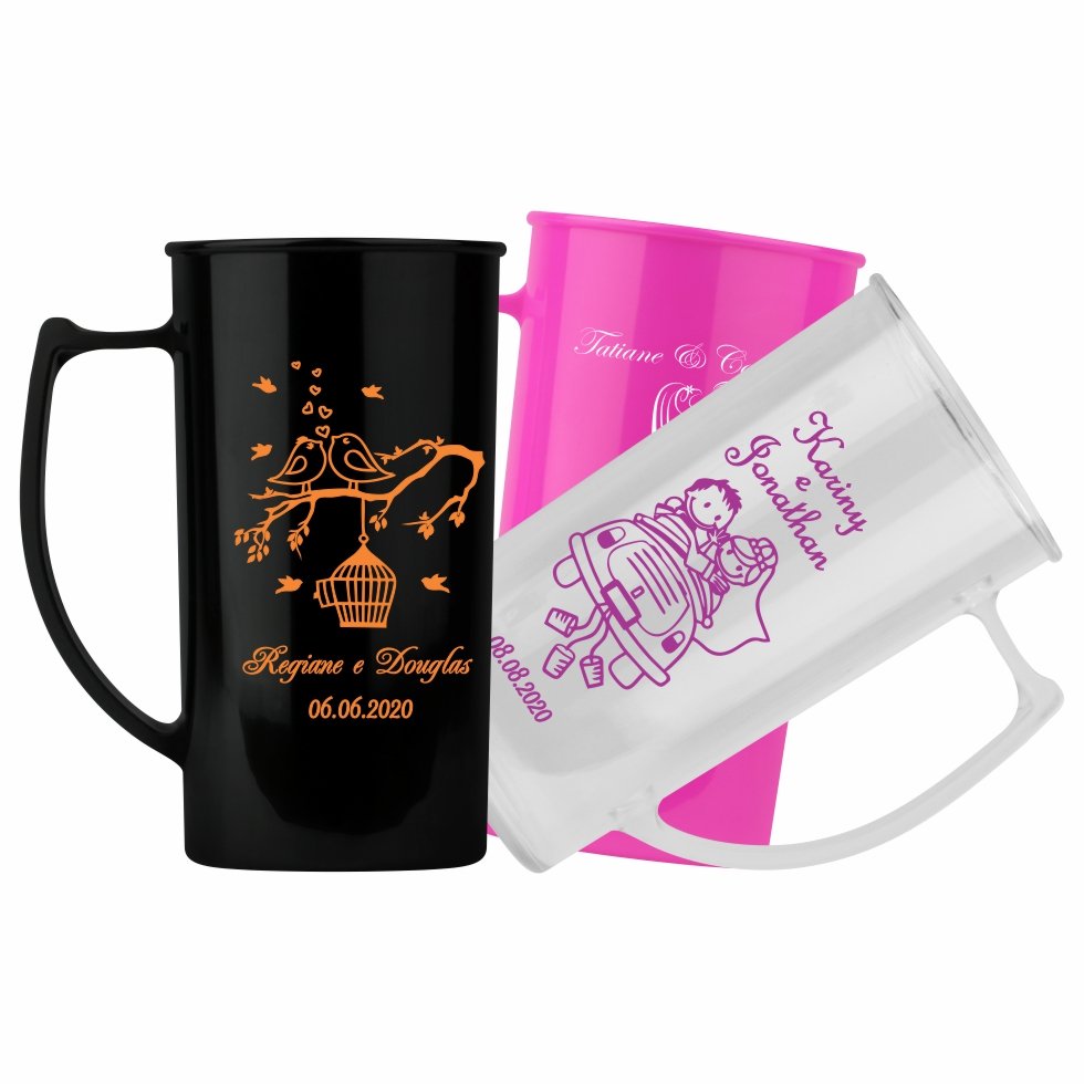 caneca para casamento chopp 02 loja copos