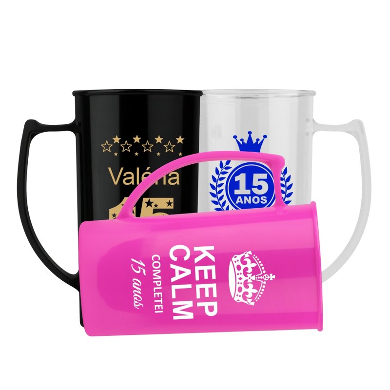 15 anos caneca de chopp 02 loja copos