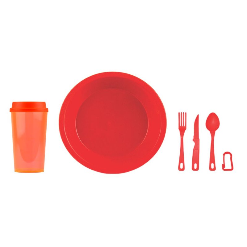 kit alimentacao prato talher twister tampa cafe loja copos