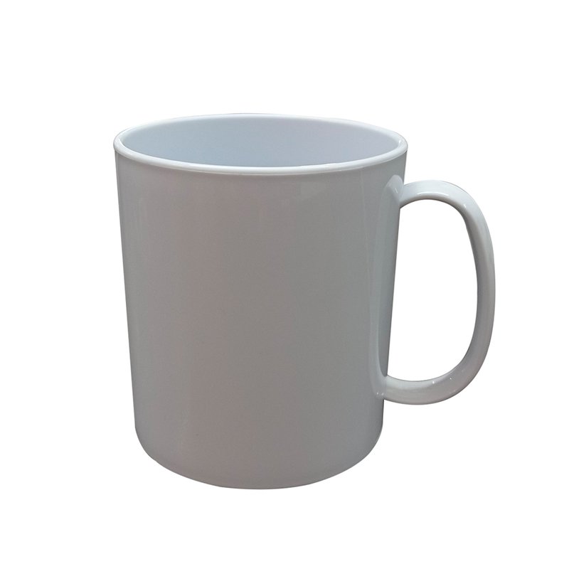 caneca branco polimero
