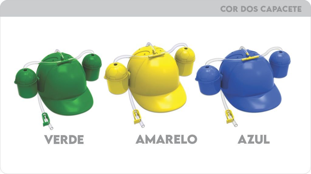 cores dos capacete