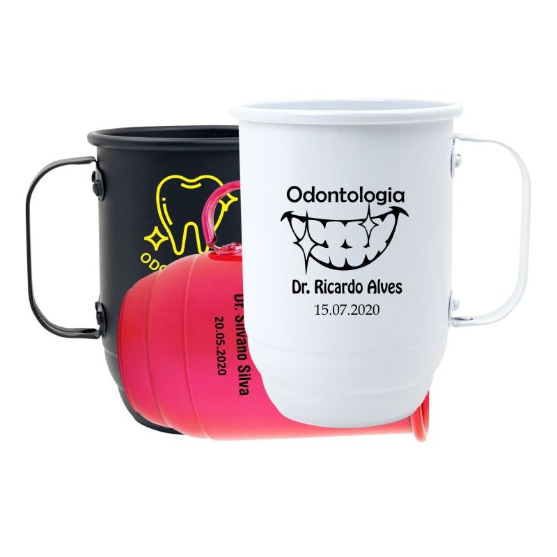 caneca de aluminio odontologia 02 loja copos