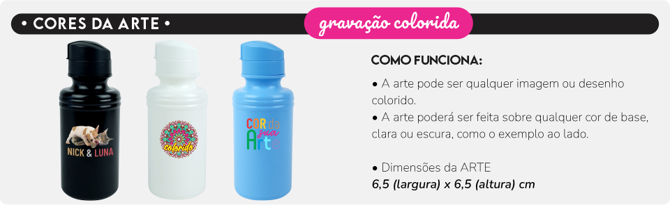 squeeze 550ml gravacao colorida