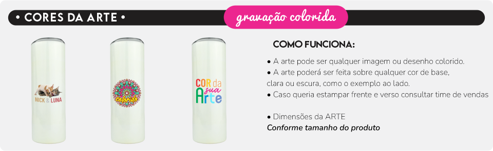 gravacao colorida copo de aco inox 600ml c tampa perolado branco loja copos
