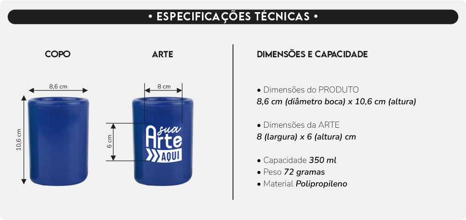 b porta lata termico pp 350ml loja copos