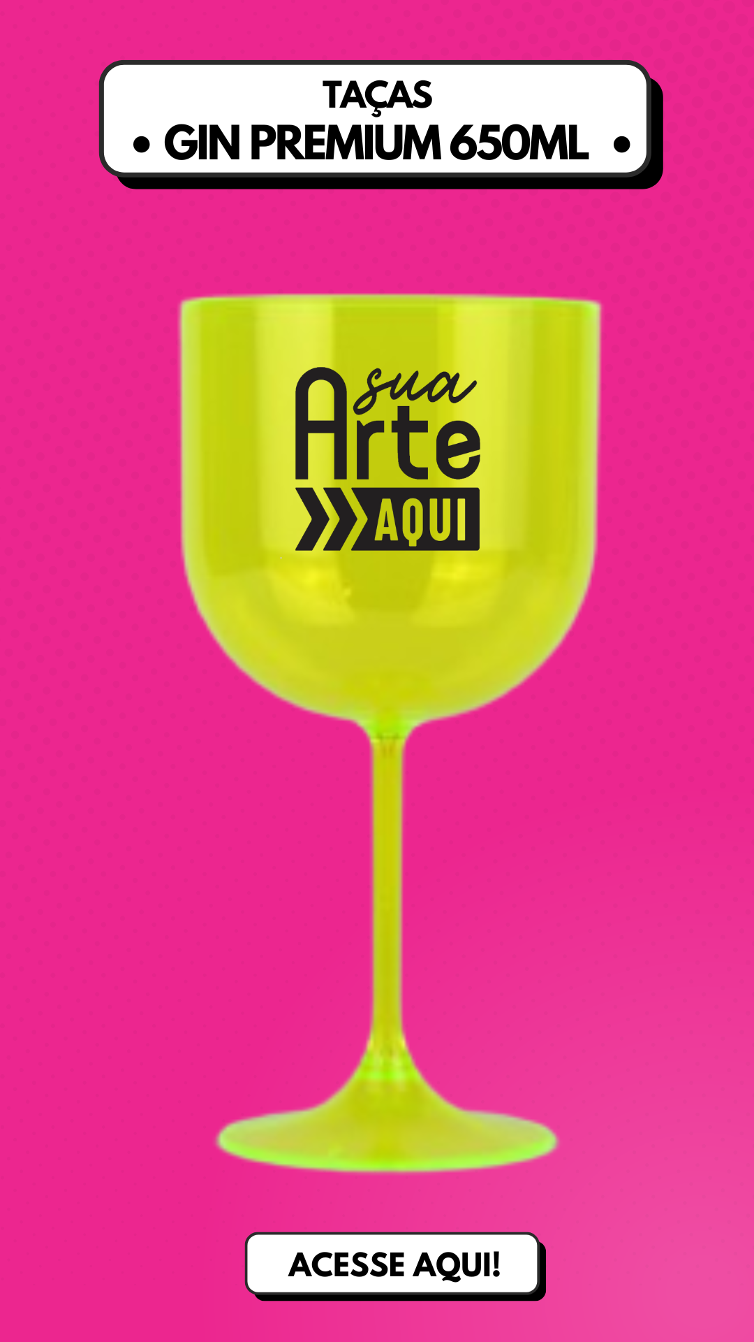 6 taca de gin personalizada para festa