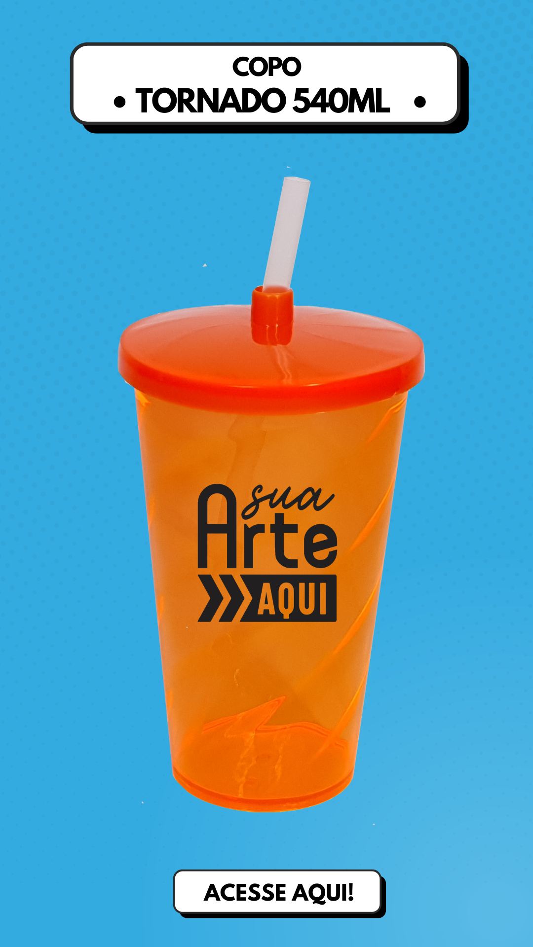9 copo personalizado com canudo para festa