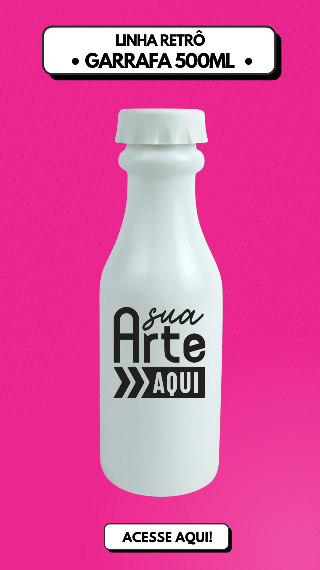 11 garrafa estilo retro personalizada