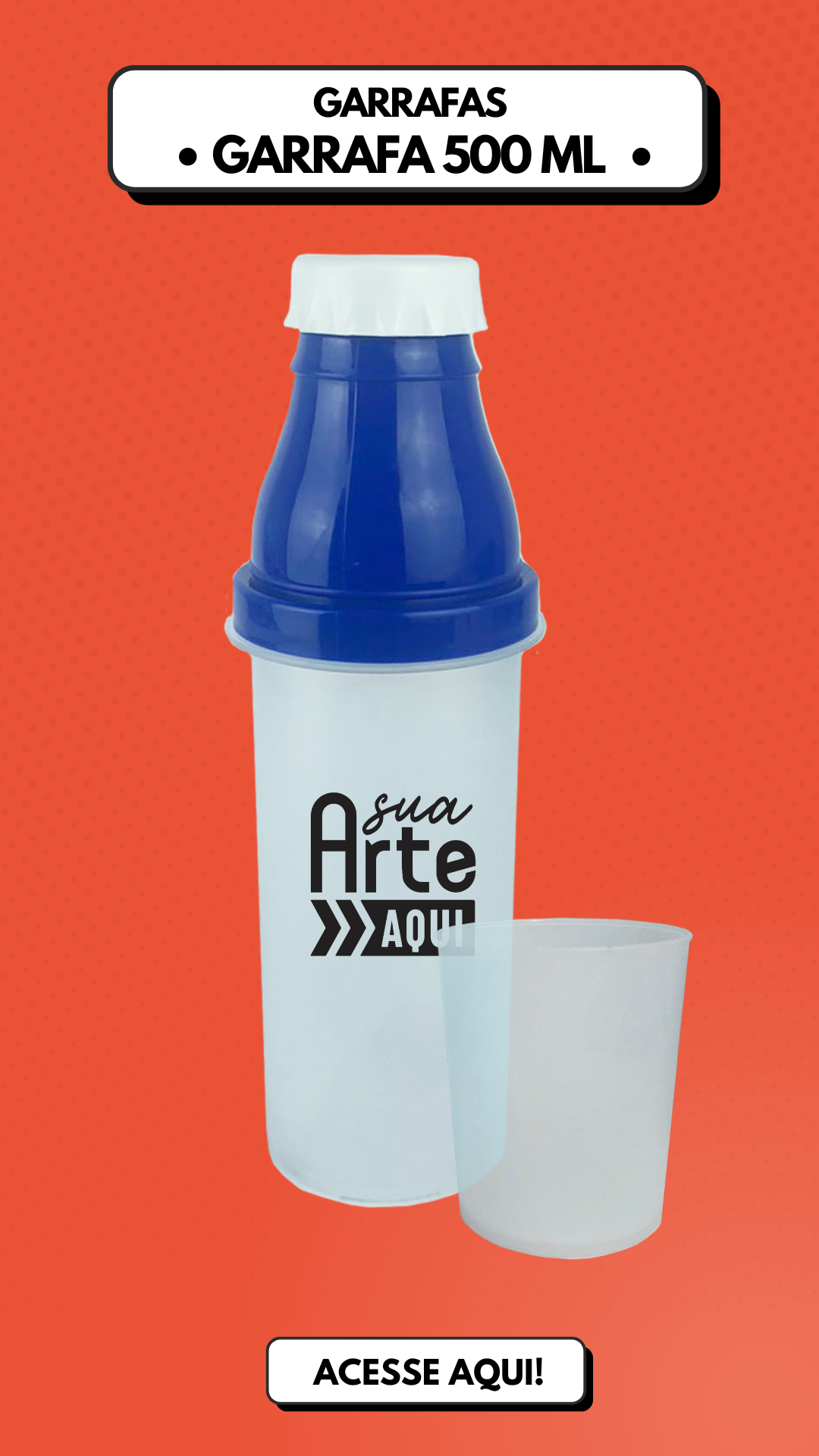 13 garrafa bicolor personalizada