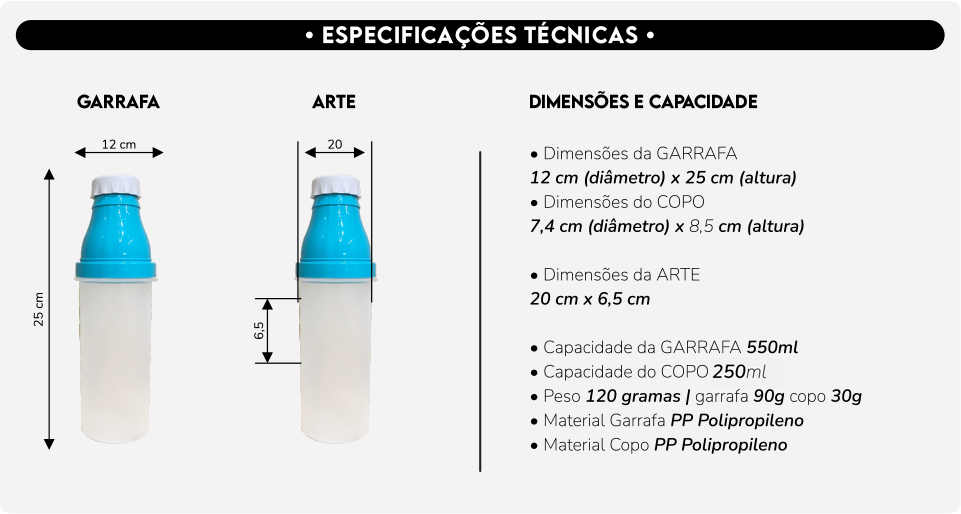 garrafa bicolor expecificaes tecnicas 11A