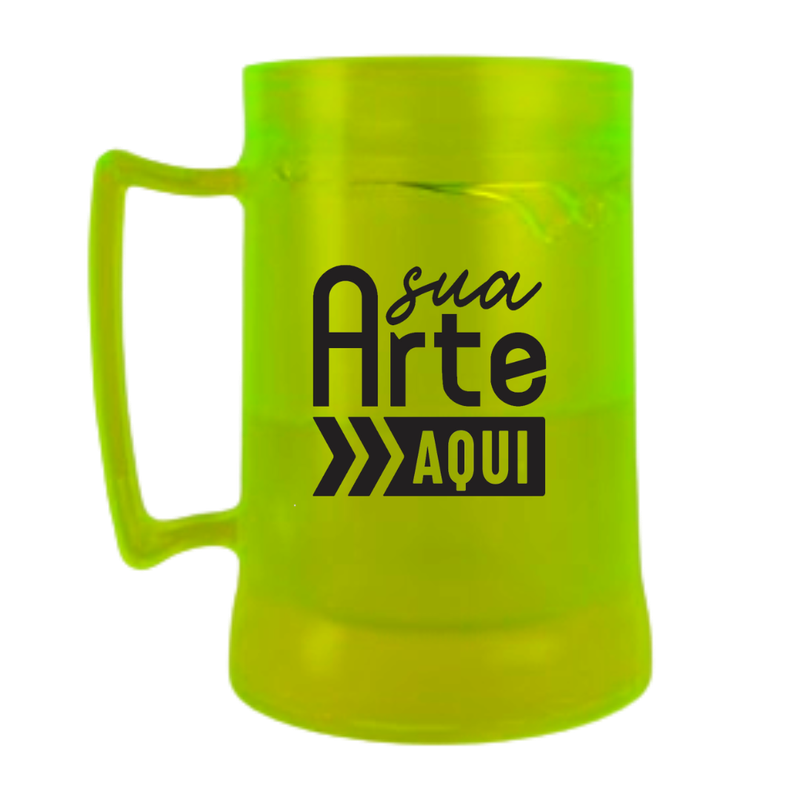 CANECA GEL 450ML VERDE