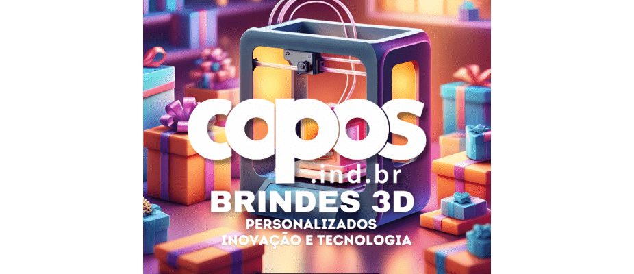 Copos.ind inova com brindes criativos em impressão 3D!