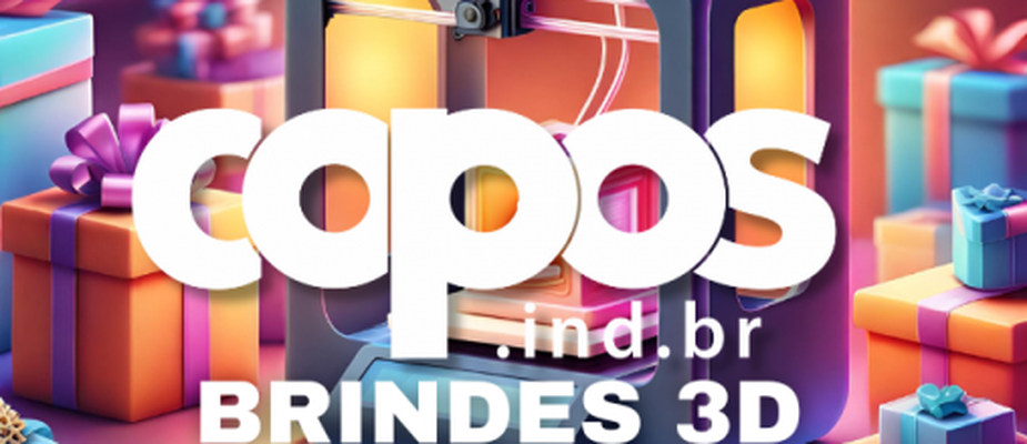 Copos.ind inova com brindes criativos em impressão 3D!