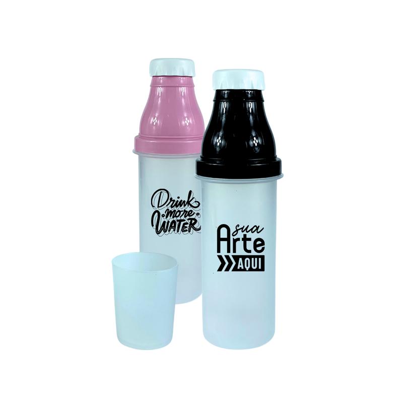 garrafa bicolor pp personalizada 550ml