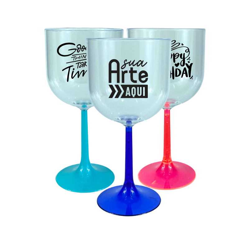 taca gin bicolor acrilico personalizada 650ml